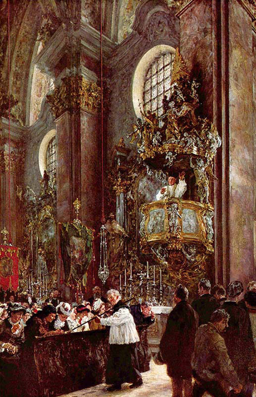 Pulpit Preaching in the Church of Innsbruck